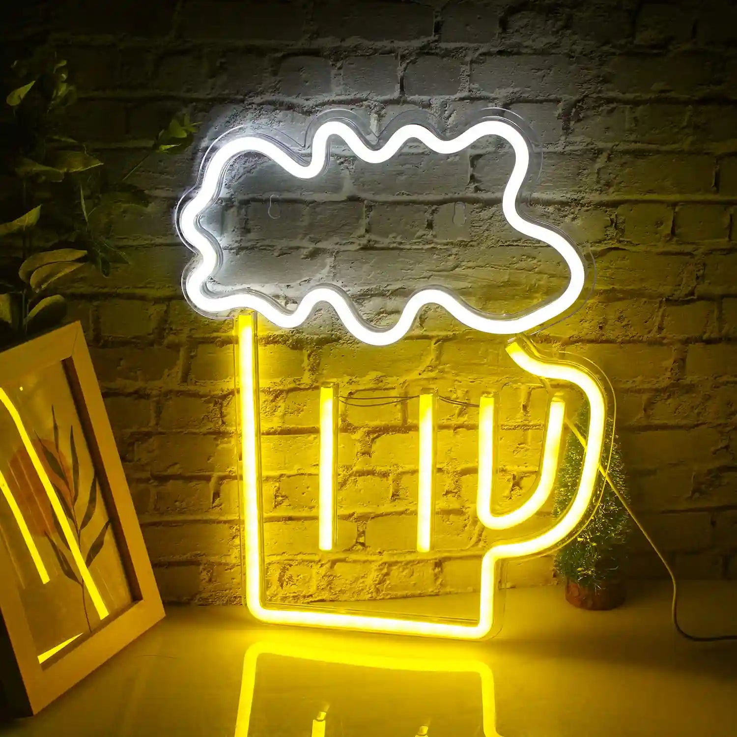 Glowing Beer Neon Sign : Grow Your Bar Businesses | Neon Outshine.com ...