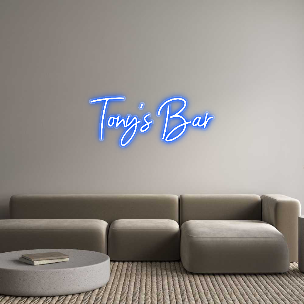 Custom Neon: Tony's Bar