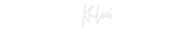 Custom Neon: Khloei