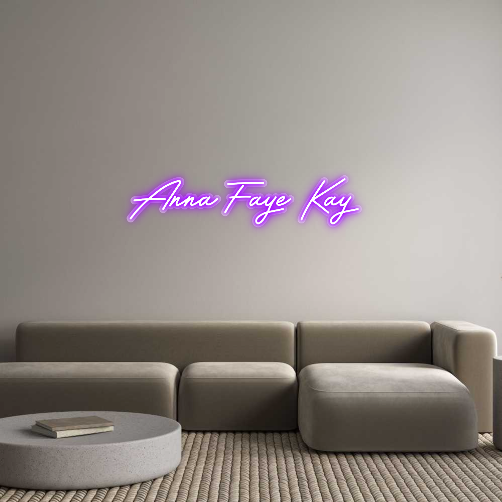 Custom Neon: Anna Faye Kay