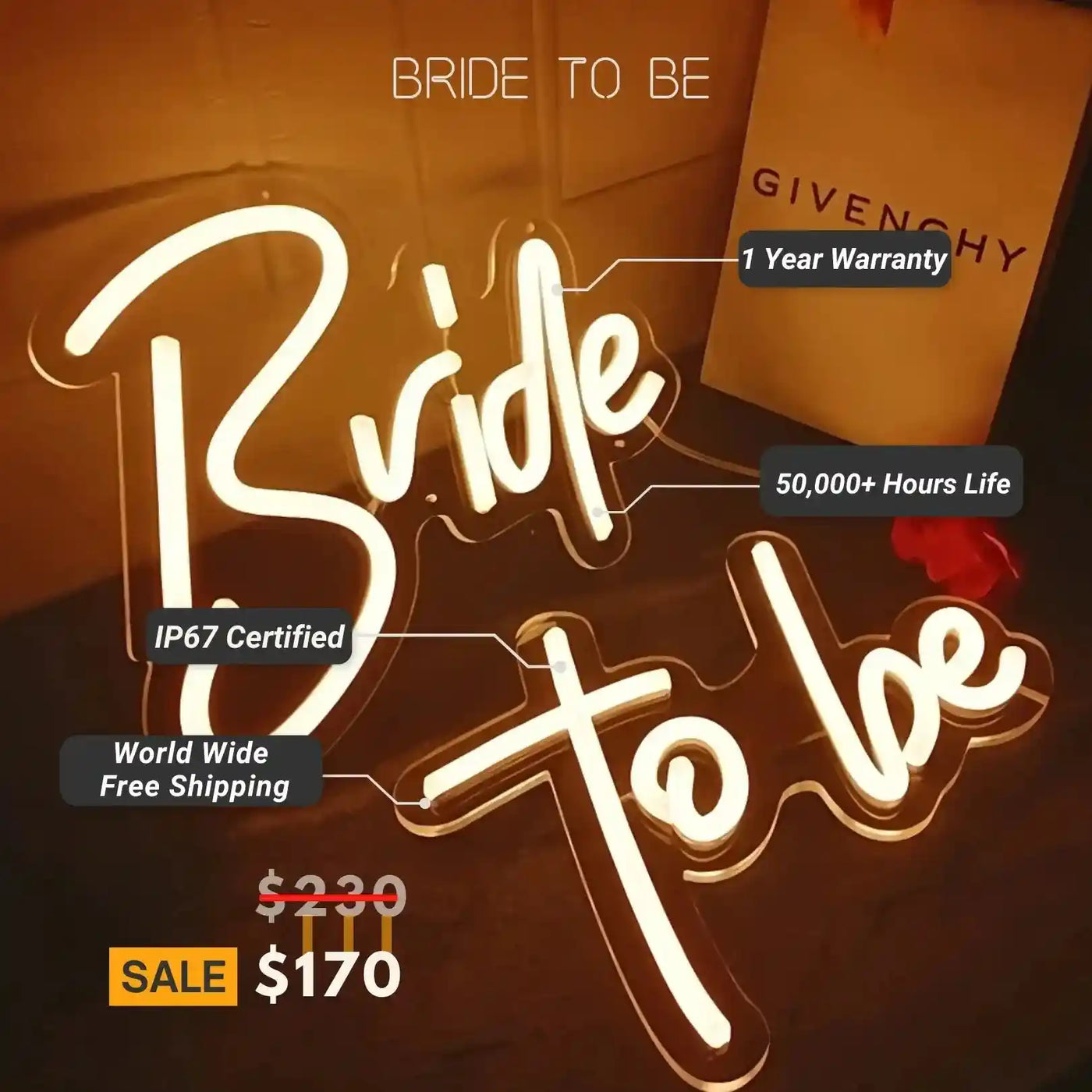 Bride To Be Neon Sign | Illuminate the Journey to Happily Ever After - from manhattonneons.com.