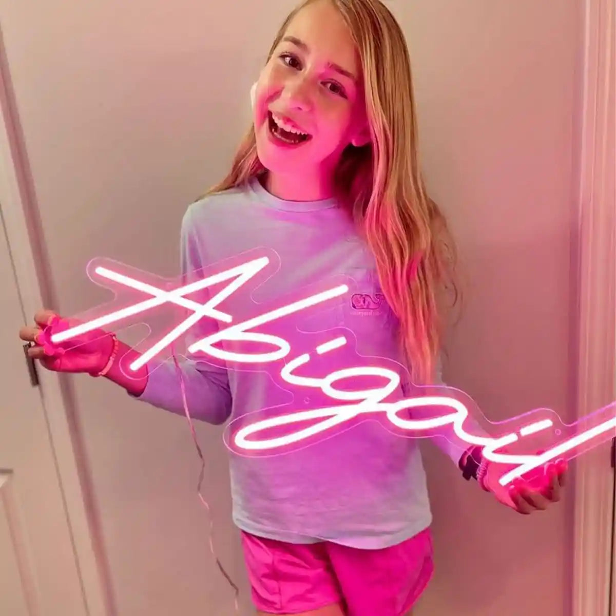 Custom Name Neon Signs - Personalized Lighted Signs for Your Unique Style - from manhattonneons.com.