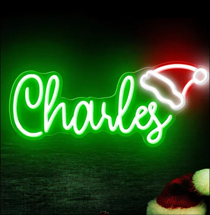 Christmas Name Neon Sign