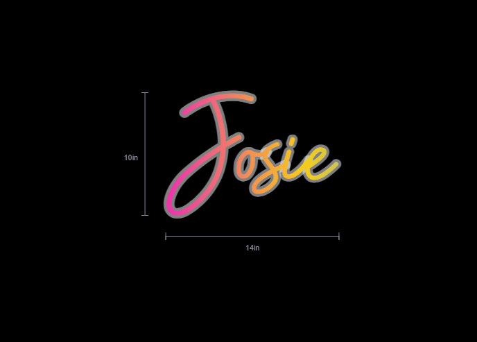 Custom Neon Sign For Josie Sneed