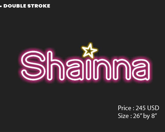 Custom Neon Sign for Shainna