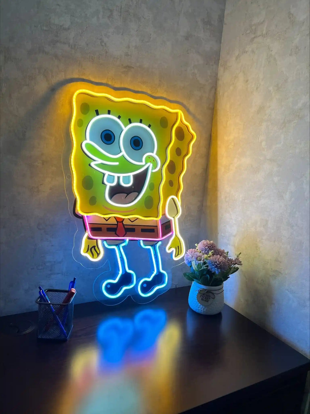 SPONGEBOB SQUAREPANTSUV ART LED NEON SIGN