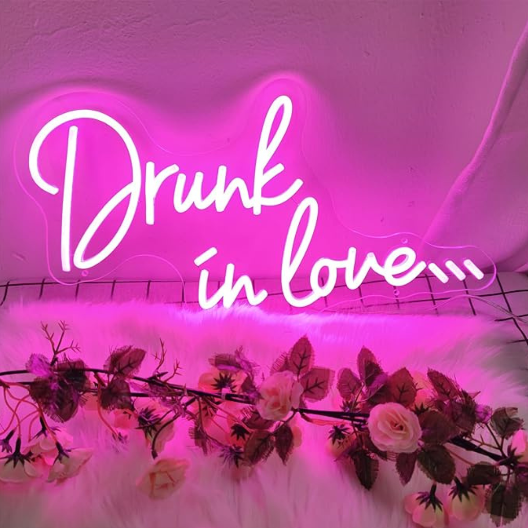 Drunk in love Wedding Neon Sign