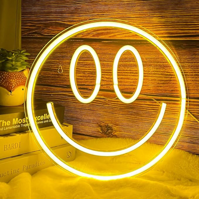 Smile Face Neon Sign