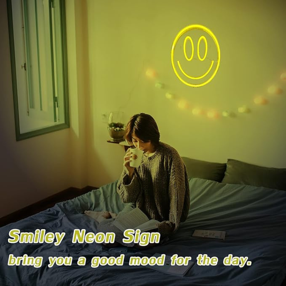 Smile Face Neon Sign