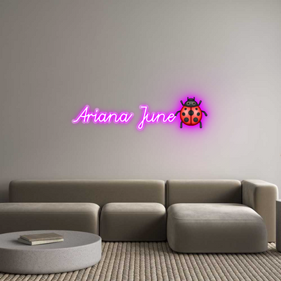 Custom Neon: Ariana June🐞