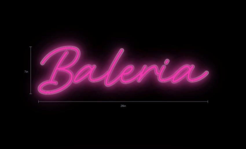 Custom Sign for Baleria