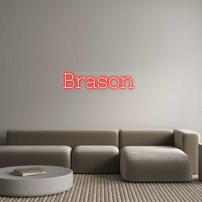 Custom Neon: Brason