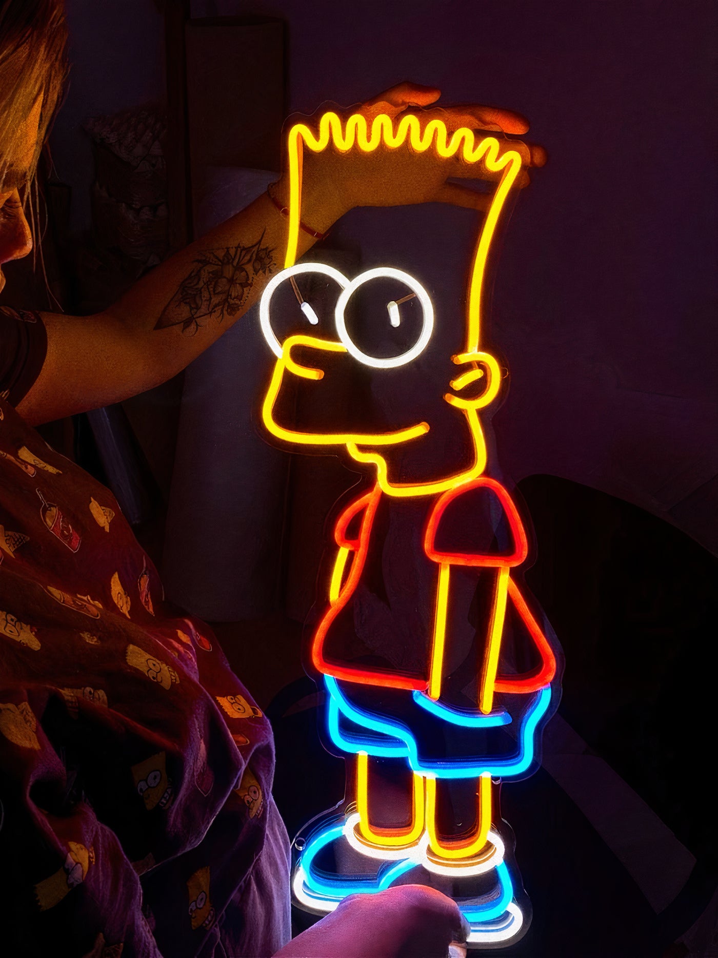 Bart Simpson Neon Sign