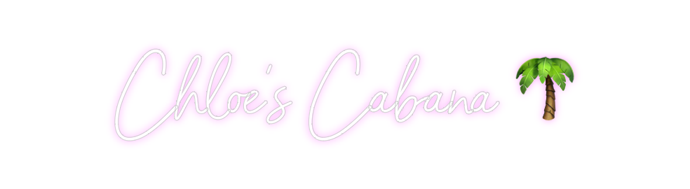 Custom Neon: Chloe’s Caban...