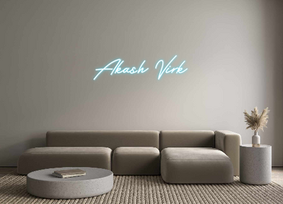 Custom Neon: Akash Virk