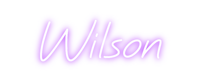 Custom Neon: Wilson