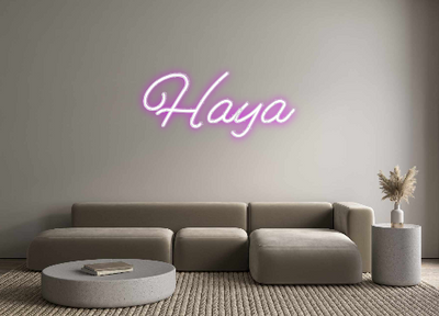 Custom Neon: Haya