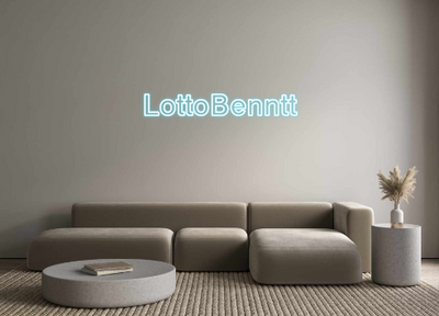 Custom Neon: LottoBenntt