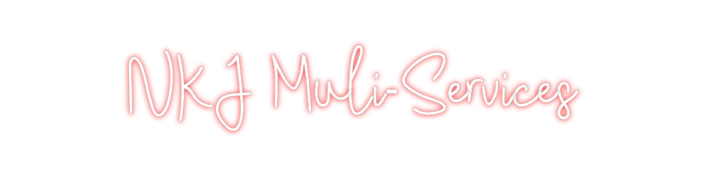 Custom Neon: NKJ Muli-Serv...