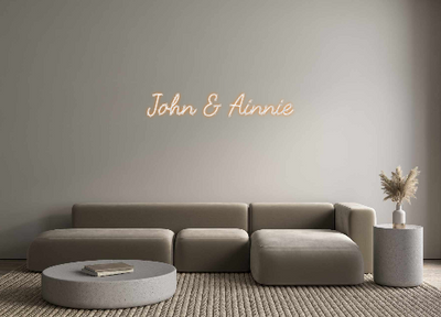 Custom Neon: John & Ainnie