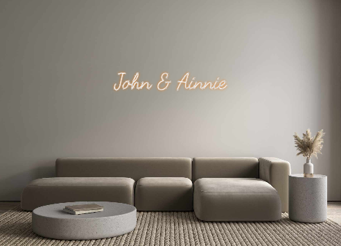 Custom Neon: John & Ainnie