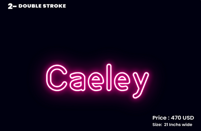 CISTOM SIGN FOR Caeley.