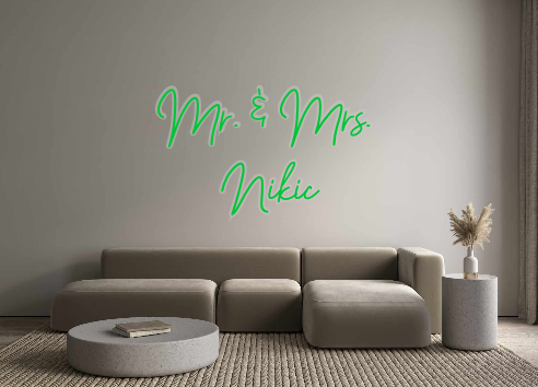 Custom Neon: Mr. & Mrs. 
N...