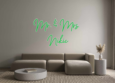 Custom Neon: Mr. & Mrs. 
N...