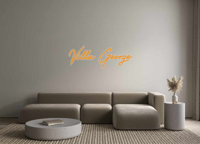 Custom Neon: Villa George