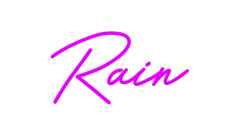 Custom Neon: Rain