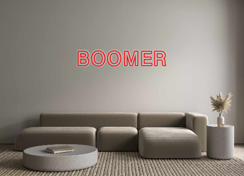 Custom Neon: BOOMER