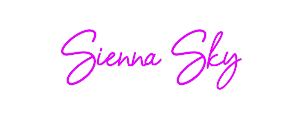 Custom Neon: Sienna Sky