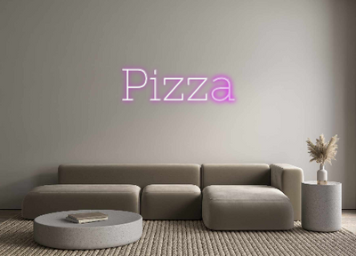 Custom Neon: Pizza