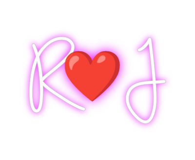 Custom Neon: R❤️J