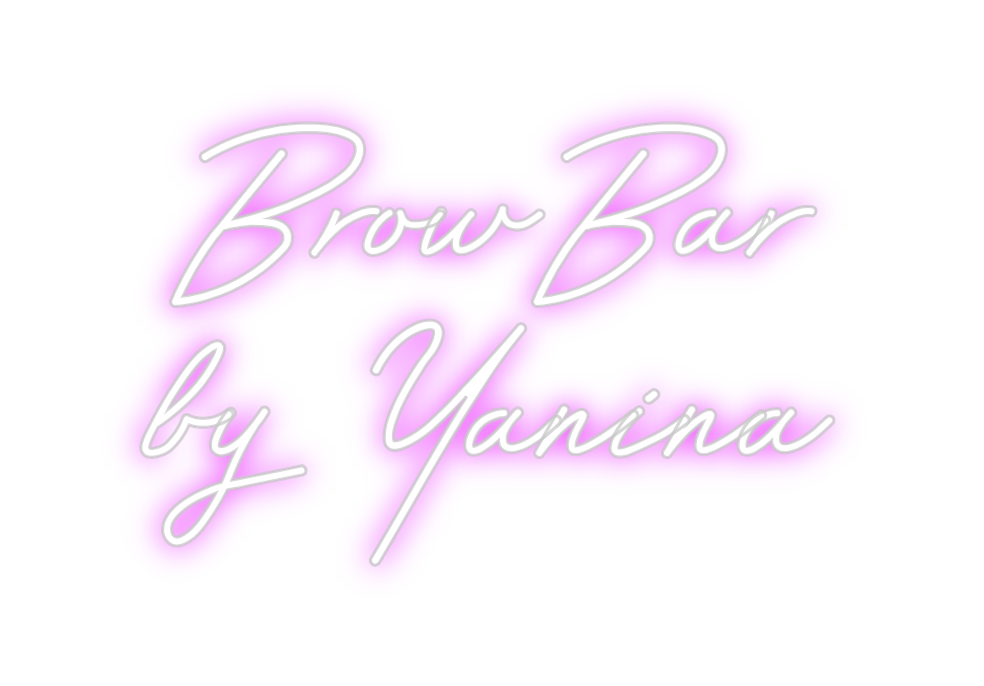 Custom Neon: BrowBar 
by Y...